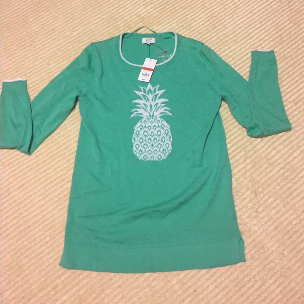 Pineapple Crown & Ivy sweater